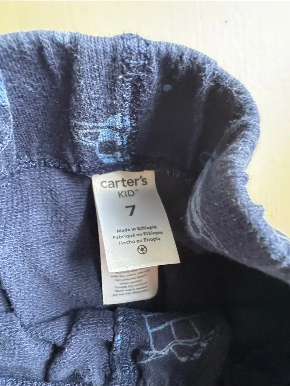 Carter's Navy Blue Space-Print Joggers